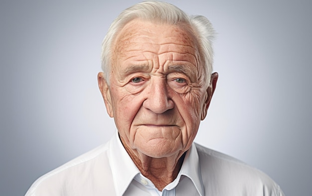 Портрет красивого дедушки