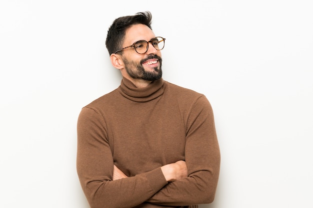 Portrait of  handsome man with beard