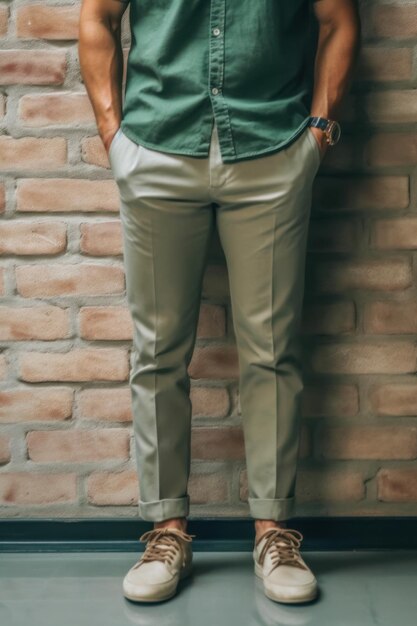 Photo portrait of a handsome man with a shirt