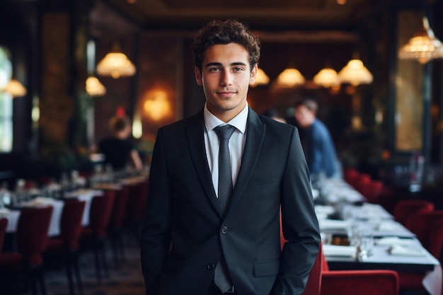 Portrait of handsome smiling businessman