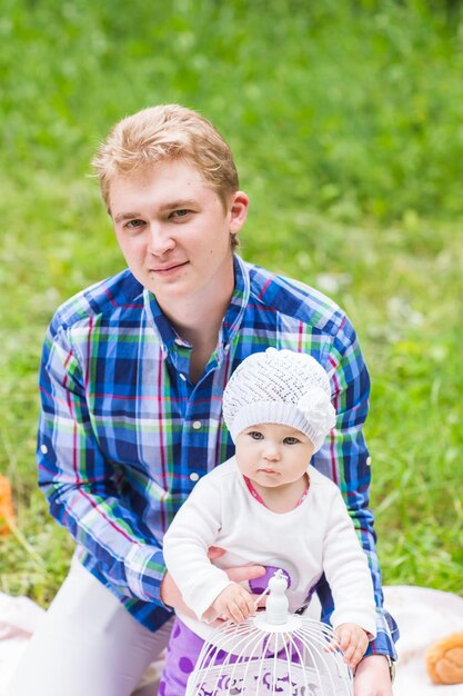 Portrait of a handsome young man outdoors