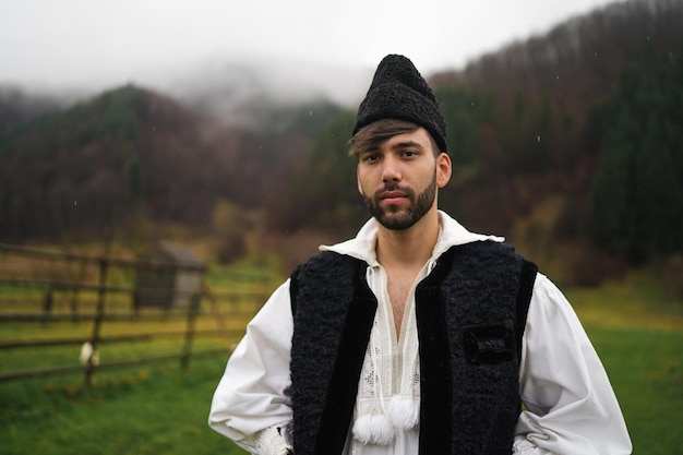 Portrait of handsome young man