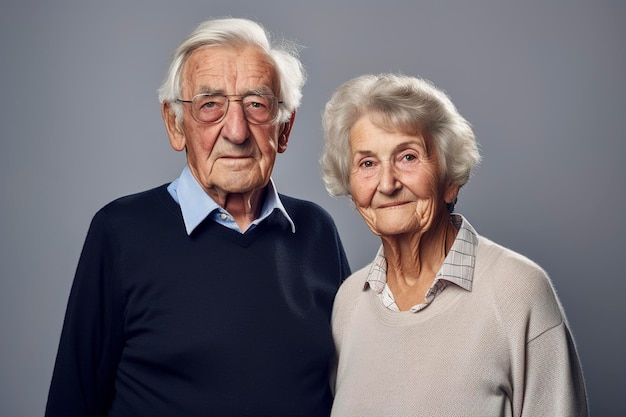 Portrait of happiness elderly couple