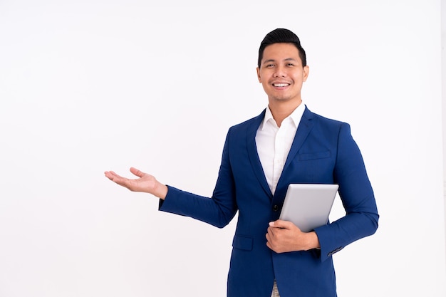 Portrait of a happy businessman