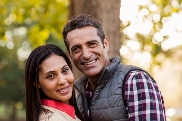 Portrait of happy couple