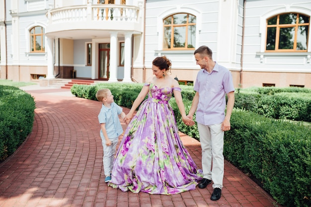 Portrait of Happy Family In Park