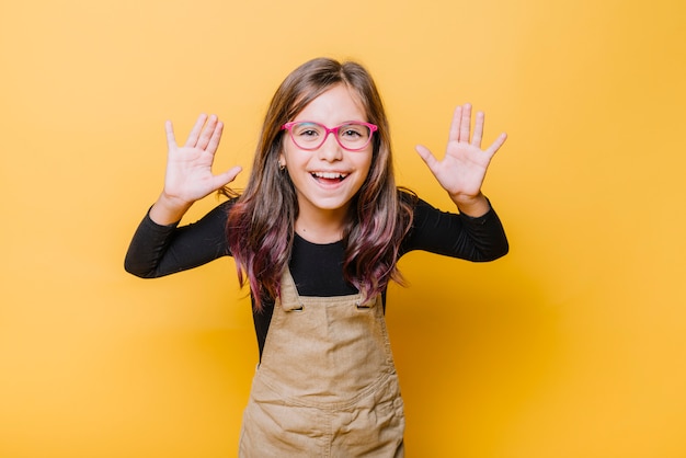 Portrait of happy girl