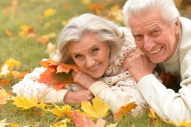 Portrait of happy senior couple