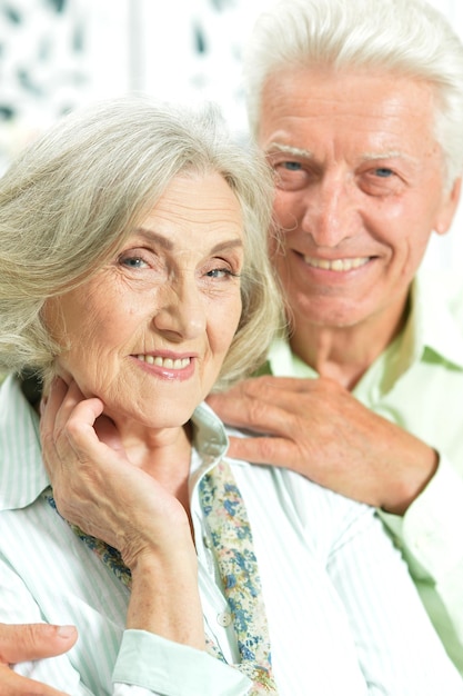 Portrait of happy senior couple