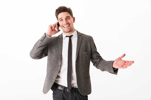 Portrait of a happy young businessman