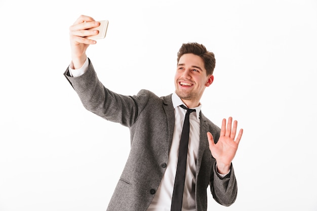 Portrait of a happy young businessman