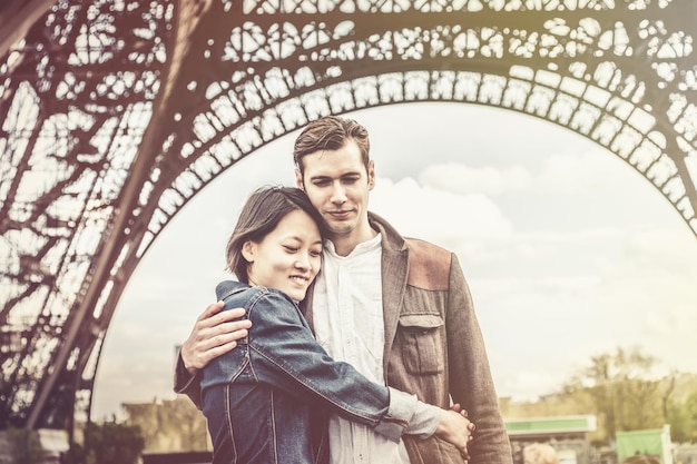 portrait of happy young couple