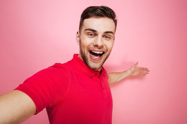 Portrait of a happy young man