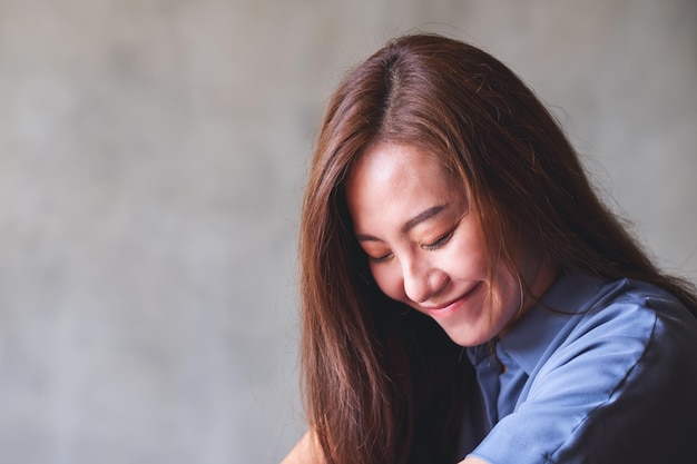 Portrait image of a beautiful young asian woman