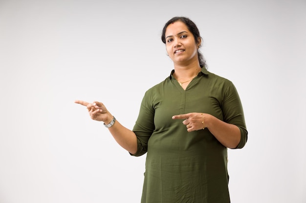 Portrait of an Indian woman