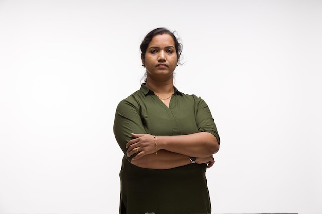 Portrait of an Indian woman