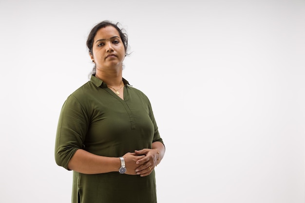 Portrait of an Indian woman