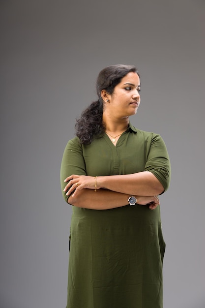 Portrait of an Indian woman