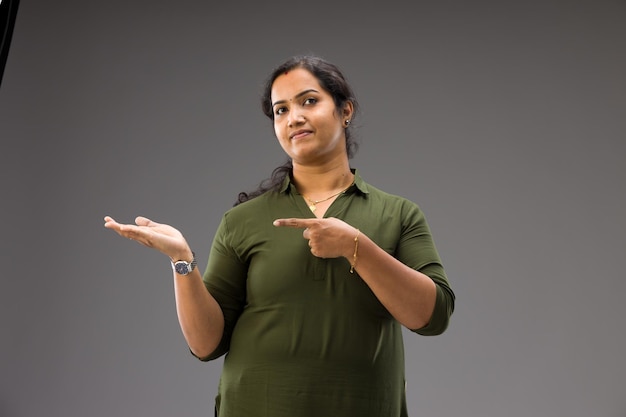 Portrait of an Indian woman