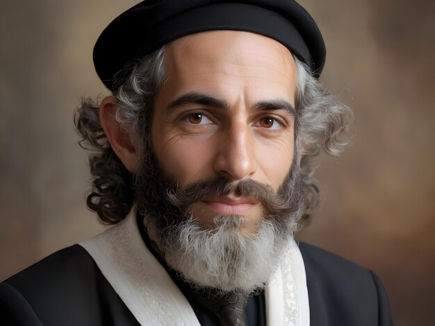 Photo portrait of the jewish man