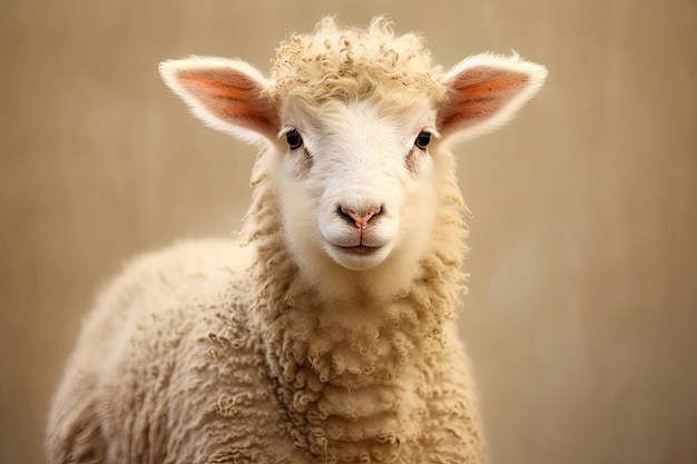 羊の肖像画 ジェネレーティブAI
