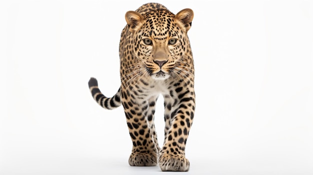 Portrait of leopard standing