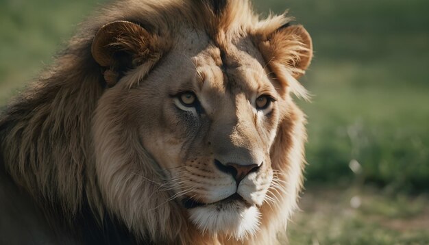 Photo portrait of a lion