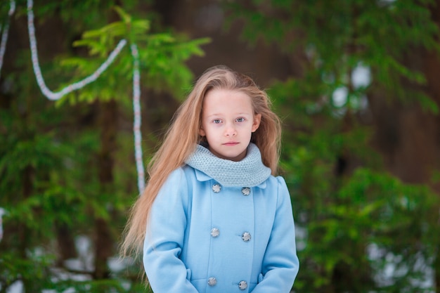 Portrait of little adorable girl