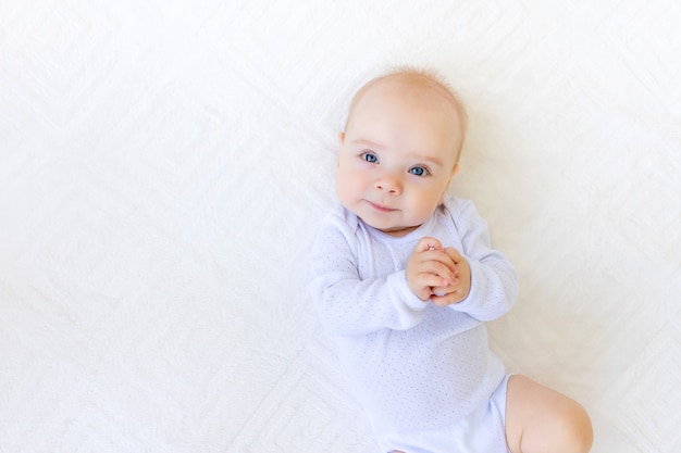 Portrait of little baby girl