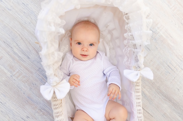 Portrait of little baby girl