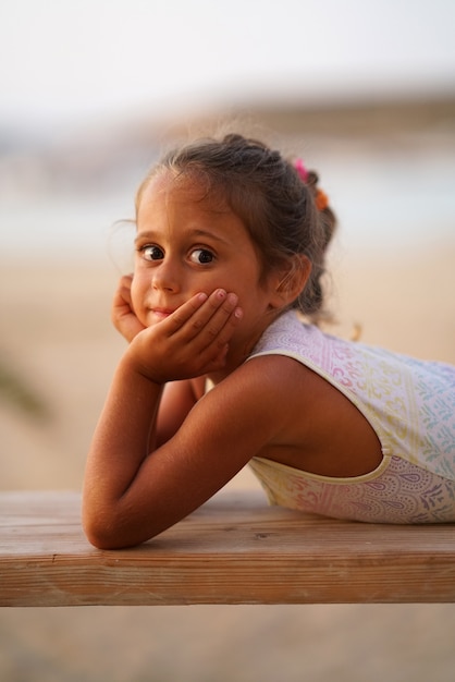 Foto ritratto di una bambina