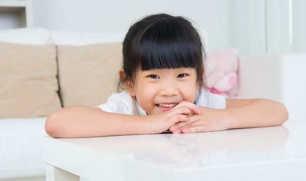 Portrait of a lovely asian girl