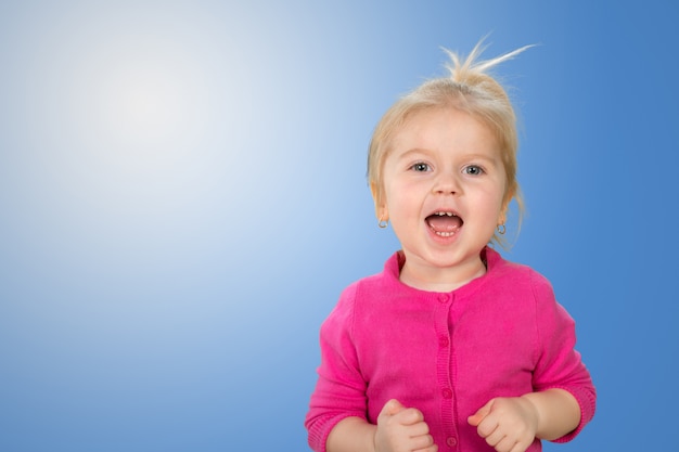 Portrait of a lovely little girl