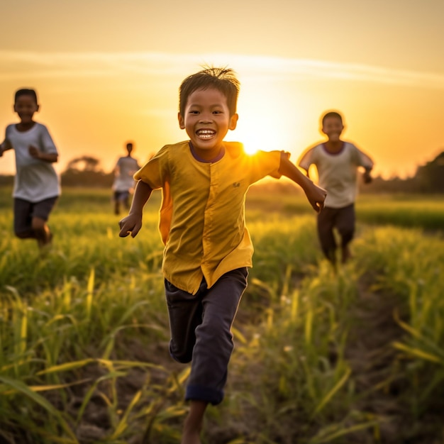 portrait of a malay kids