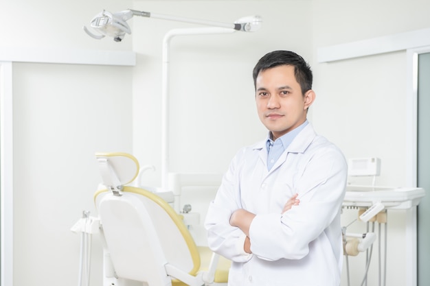 Portrait of male dentist