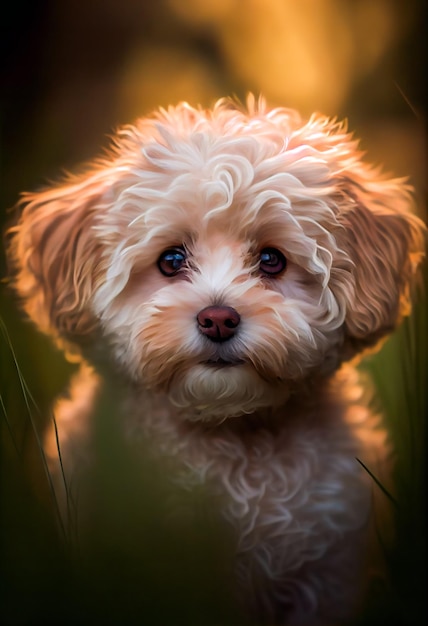 Portrait Of Maltipoo Generative AIxA