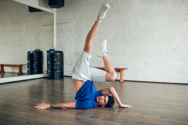 portrait man dancing