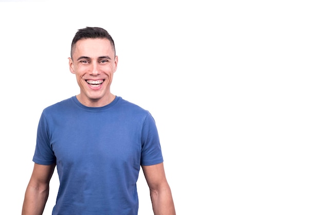 Portrait of a man smiling to the camera