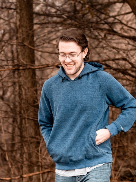 Photo portrait of a man smiling