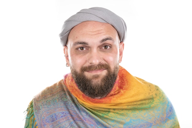 Photo portrait of a man in the studio