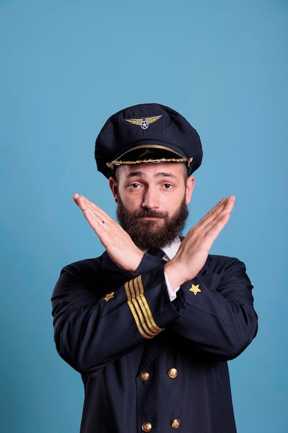 Photo portrait of man wearing hat against clear sky