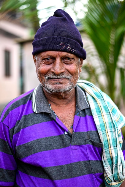 Photo portrait of man wearing hat