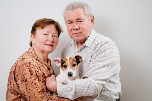 犬と男の肖像画