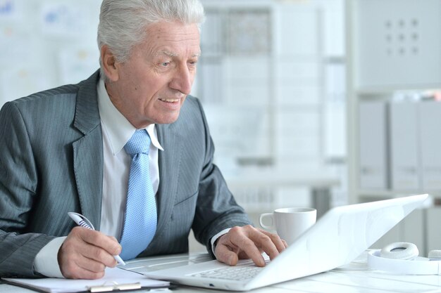 Portrait of a mature businessman, close up