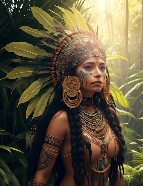 Portrait of a Mayan Woman