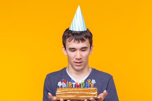 Portrait of mid adult man against gray background