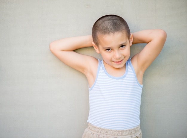 Portrait of model boy 