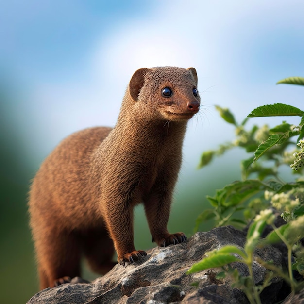 Portrait of mongooses