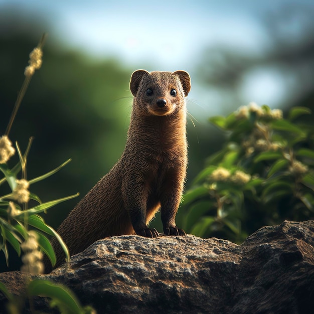 Portrait of mongooses