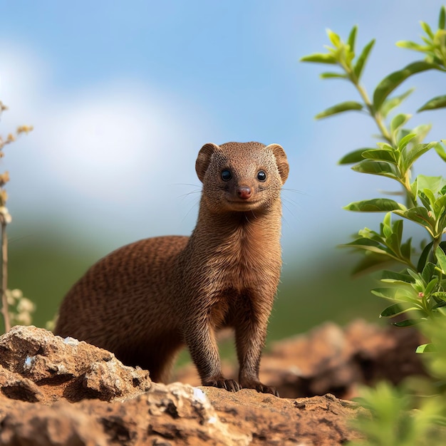 Portrait of mongooses